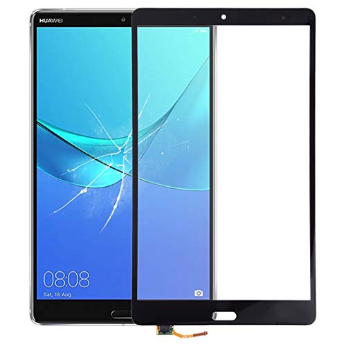���I Huawei MediaPad M5 8.4�C���`�ƌ݊����̂���^�b�`�p�l�� �p�[�c (Color : Black)