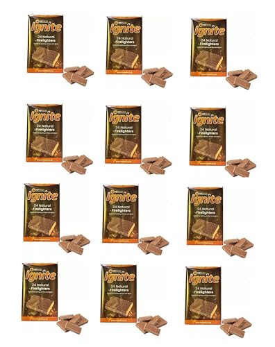 12 x My Fuels Ignite Natural Firelighters - 24 In Pack