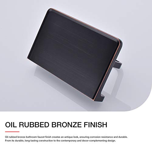 Toilet Paper Holder With Phone Shelf Orb Bathroom Wall Mounted Tissue Roll Dispenser Storage, Oil Rubbed Bronze #TOP4