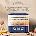 Automatic Food Freeze Dryer Machine, Home Food Dehydrator with Digital Timer & Temperature Control, 5 Trays Electric Fruit Drying Machine for Dried Candy, Meat, Vegetables, Snacks(Blue)