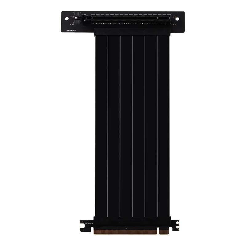 Cable elevador tarjeta gráfica PCIe 4.0 para montaje vertical en chasis ATX negro de 30cm