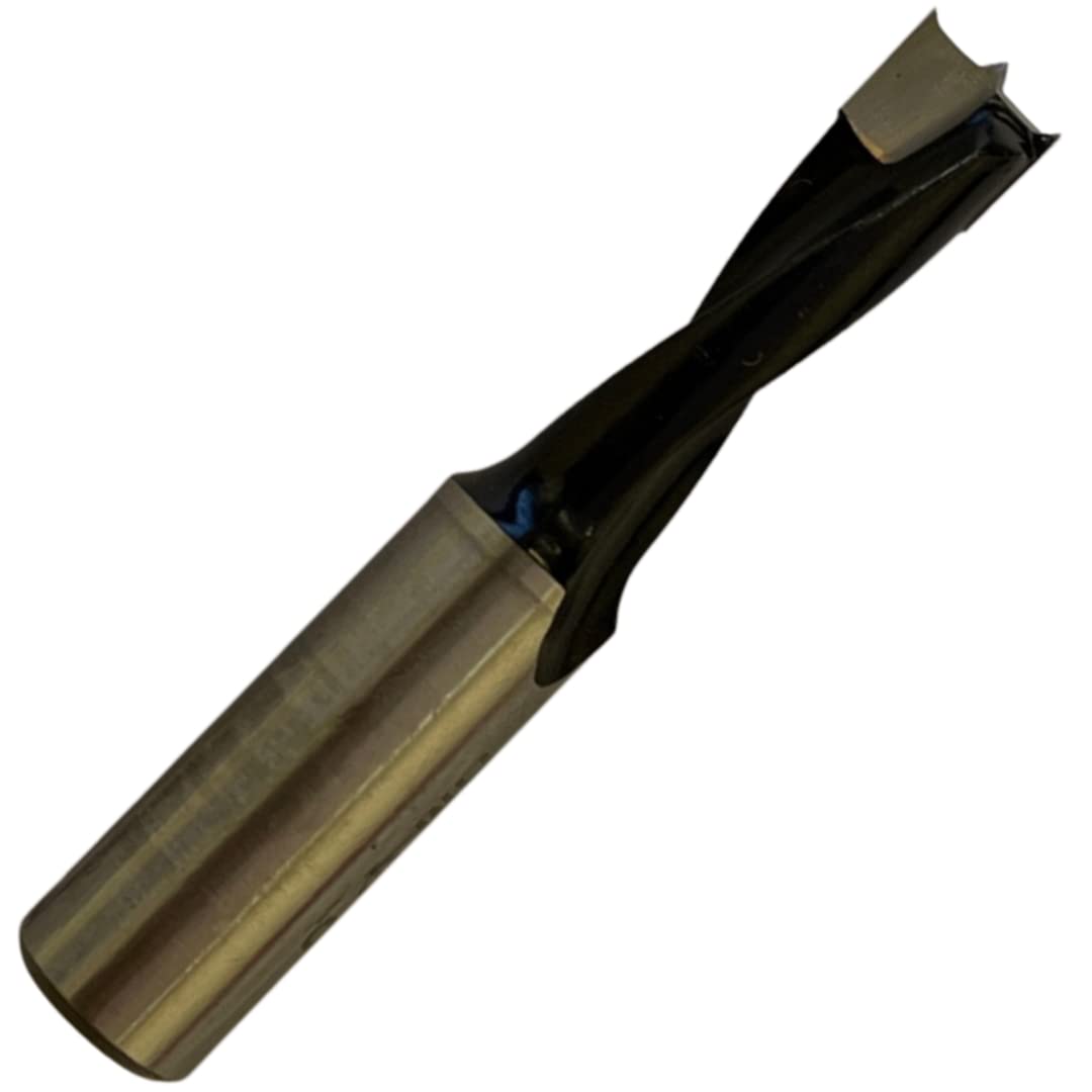 Rennie Tools - 8mm x 27mm Flute x 10mm Shank TCT Tipped Dowel Drill Bit/Lip & Spur R/H For Hand Held Or CNC Router
