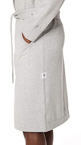 Reigning Champ Men's Midweight Terry Robe, Heather Grey, S-M #TOP2