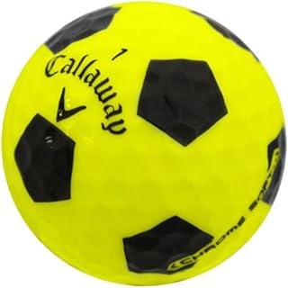 LostGolfBalls - Recycled Chrome Soft Truvis Yellow Golf Balls, Good Condition, AAA Quality for Callaway