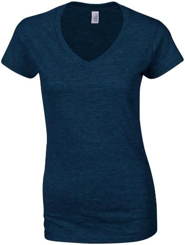 Gildan Ladies Soft Style Short Sleeve V 