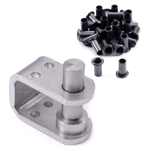 HolsterSmith Eyelet Setting Tool & (25) Eyelet Combo - (1) [#6 Eyelet Setting Tool (3/16 in.)] + (25) [#6-12 Black Eyelets (3/16 in.)] - for KYDEX Holster Making, Sewing, Canvas, Tent Making