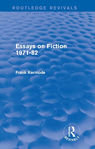 Essays on Fiction 1971-82 (Routledge Revivals)      1st Edition, Kindle Edition