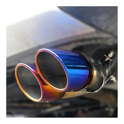 Silencieux de gorge de queue de voiture en acier look sport pour Outlander