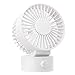 Produktbild FEOPW Mini-Desktop-Fan Zwei Ebenen der Windkontrolle Einstellbare Kopf Doppel Fan Blade USB-Desktop-Fan Geeignet for Haus, Büro, Dormitorypink klimagert mobil ohne abluftschlauch (Color : White)