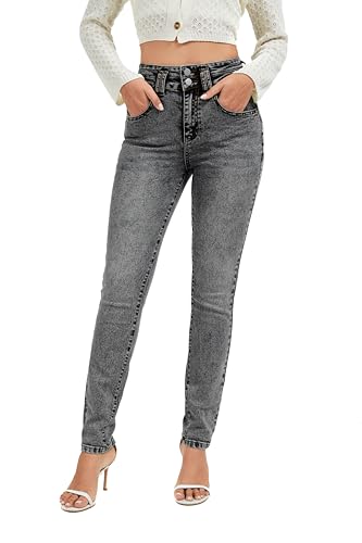 Womens Straight Leg Jeans High Waisted Pencil Pants Jean for Women Stretch Denim Pants4