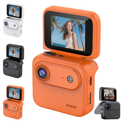 RINGSCZU Action Camera 4k 360 Cámara 4K con pantalla