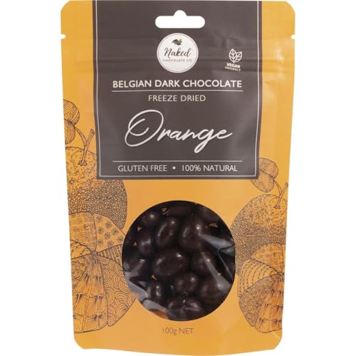 Naked Chocolate Co. Freeze Dried Orange Dark Chocolate 100g