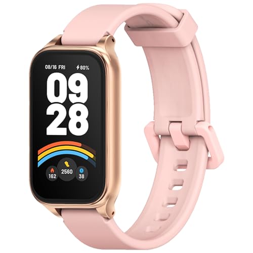 CHULN Pulsera Compatible con Xiaomi Smart Band 9 Active/Redmi Smart Band 3 Correa, Cómoda Correa de Silicona Suave Compatible con Xiaomi Smart Band 9 Active Correa Deportiva de Repuesto