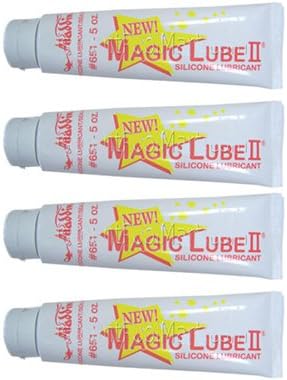 Magic Lube 4 Pack - Aladdin II 5 oz. Silicone Lubricant Sealant 651