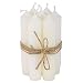Produktbild IB Laursen - Taper candles short candles - white - burn time: 4.5 hours - set of 6