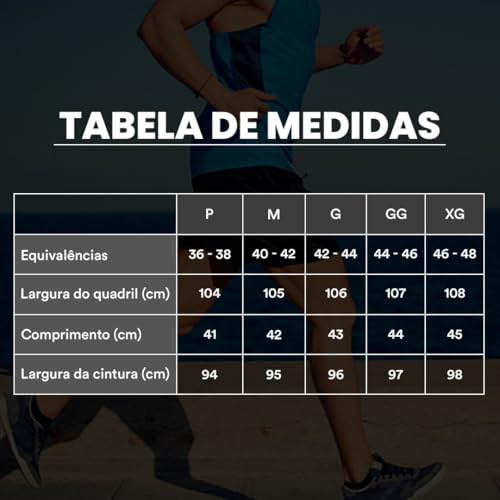 Kit 2 Short Masculino Academia 2 em 1 Bermuda Dry Fit Corrida Treino com Bolso Celular INSIDE SPORTS