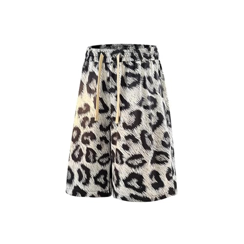 Short sport homme droit et respirant avec motifs imprimés mode été