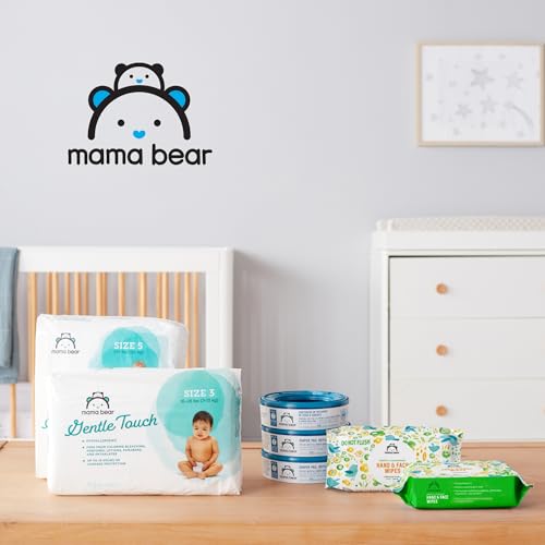 amazon brand - mama bear baby hand amp face wipes unscented 180 count 9 packs of 20