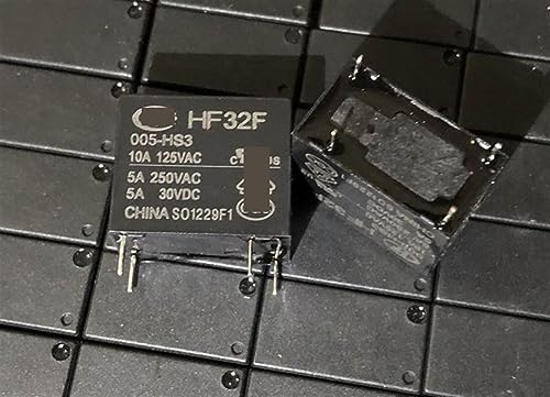Relé 4 Pines HF32F 005-HS3 de 5V y 5A para control electrónico masivo