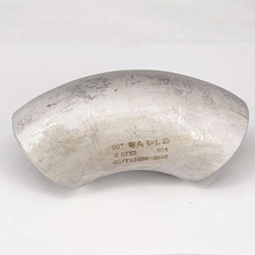 Codo de acero inoxidable 304 de 90 grados para solucionar desvíos en tuberías de 108mm 4