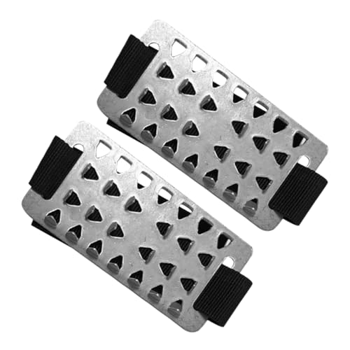 HANABASS 1pair - Crampons Spikes for Shoes Grippers for Hiking Climbing Outdoor Activities Easy to Use Store for Ice Snow Slippery