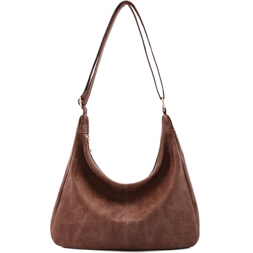 Bolso Hobo para Mujer de Piel Vegana Plegable