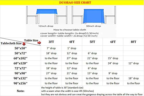 DUOBAO Square Tablecloth 72 x 72 Inch Sequin Tablecloth Royal Blue Wedding Tablecloths Sequence Table Cloth for Round Tables Birthday Sequins Table Cloths for Parties by DUOBAO - Image 4