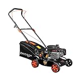 Dnipro-M Benzin-Rasenmäher 2100 W (2,8 PS), Schnittbreite 40 cm, Höhe verstellbar 25-75 mm, Tank 40 l, 4-Takt-Motor, für Gärten bis 1200 m²