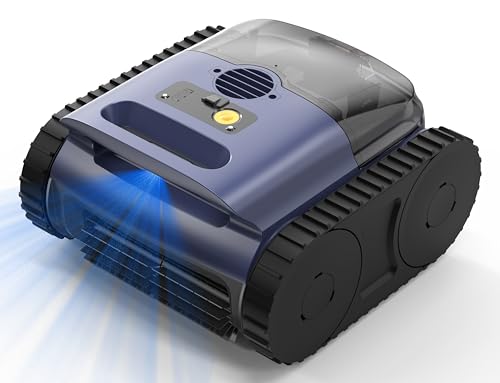 (2026 Upgrade) Pool Vacuum,SAT 25 Robotic Pool Cleaner,Pool Vaccum for Inground Pools,AI Sonar Smart Navigation,Max 180-Mins Battery Life