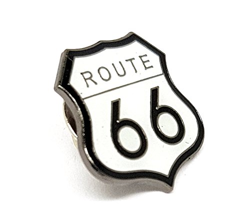 Shopiyal Route 66 Usa Transport Road Sign Metal Enamel Pin Badge Brooch