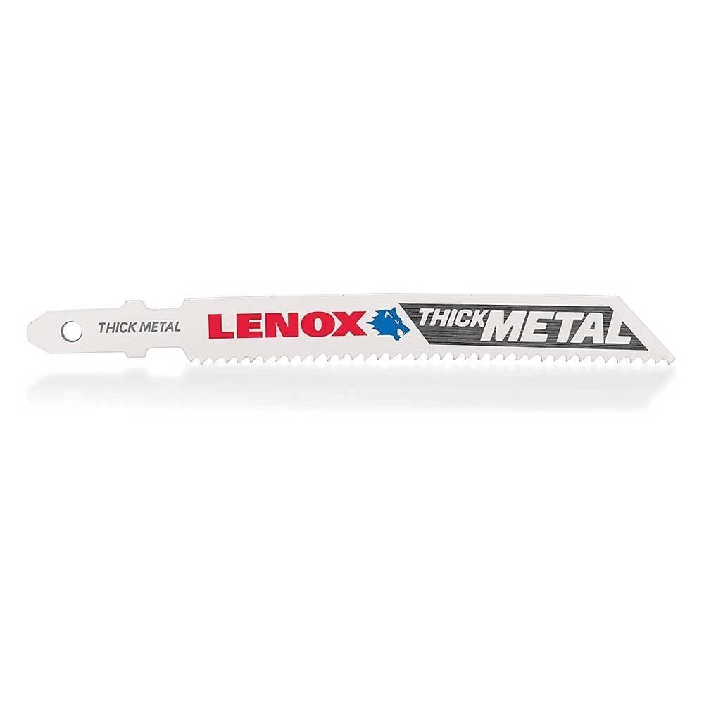 LENOX Tools 1991596 Power Arc® - Lama per seghetto alternativo, con codolo a T, per metalli spessi, 3 5/8" x 3/8", 14 TPI, confezione da 5