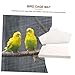 SUPVOX Parrot Cage Liner Bird Cage Bottom Pad 100pcs Birdcage Paper Liner Leak- Odorless Birdcage Mats