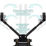 Buggy Board mit Sitz universales Trittbrett für Kinderwagen Buggy Mitfahrbrett mit großer Stehfläche Kinder bis 22 KG