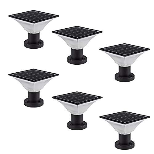 FOOYANCHO Solar Post Cap Lights Outdoor,Dusk to Dawn Auto On/Off Solar Powered Post Lights Fits Most Posts (1 Pack)