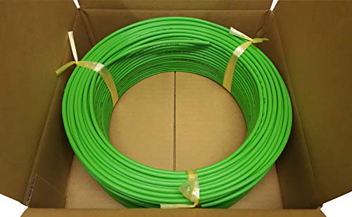 新品・未使用・長期保管品　日本製線　Cat5e UTPケーブル　若草色:300m Amazon.co.jp: 日本製線 高性能ギガビット伝送対応LANケーブル