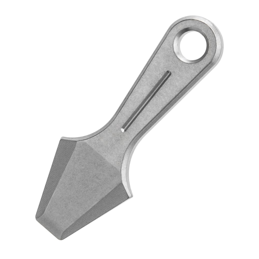 MiOYOOW Mini Pry Bar, Titanium Pocket Pry Bar with Lanyard Hole for Keychains Every Day Carry Camping Riding Maintenance Self Rescue