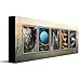Personalized Wilderness Nature Name Alphabet Photography Art! (Block Mount - 6.5 x 18)