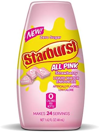 The Jel Sert Company Starburst All Pink Strawberry Liquid Water Enhancer, 1.62 Fl Oz