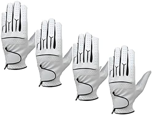 4 Mens DuraGrip Cabretta Golf Gloves (Left)