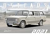 A2- Format (quer) 4/0-farbig. A2 Kalender 2021 OstCars 1 mit Fotos von Lada Barkas Wolga Skoda Moskwitsch Framo Tatra Trabant Wartburg uvm (BuyPics4U)