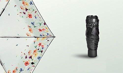 Mini parapluie parapluie anti-UV ultra-léger et compact à cinq rabats