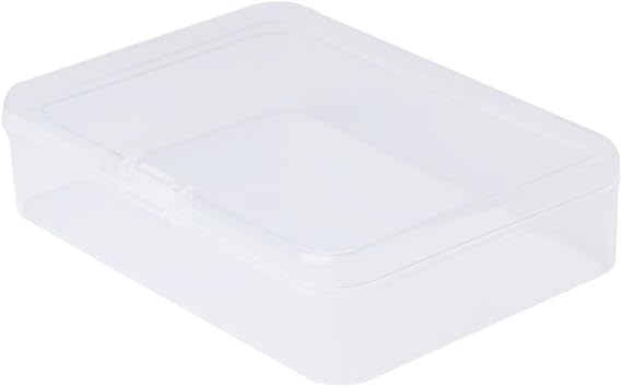 Rectangular Clear Storage Box Collection Container