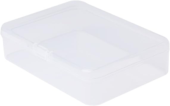 Rectangular Clear Storage Box Collection Container
