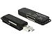 Produktbild DeLock 91737 USB/Micro-USB-Kartenleser, Schwarz