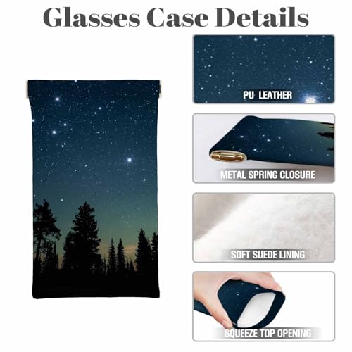 Image of Ocean Beach Glasses Case, Sunglasses Organizer Eyeglasses Case Glasses Cases Pouch For Men Women