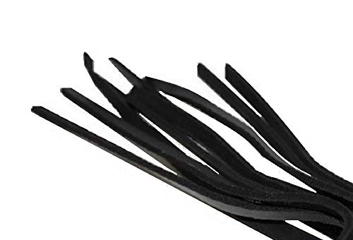 Prairie Horse Supply Leather Flogger With 5 Rounded Knobs Premium Quality Thick Leather Tails Solid Handle And Turkhead Knot Short Whip Stick Rod Crop #TOP2