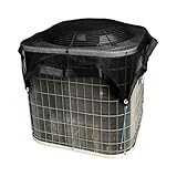 MSJSZP ac unit covers outdoor,36' x 36' Top Universal ac covers for outside ac fence for outside unit (Black)