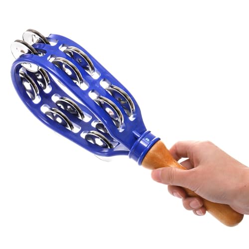 木製ハンドパーカッション楽器、タンバリンハンドヘルドドラム | ミュージカルタンバリン - あらゆる年齢層向けの錆びない楽器打楽器