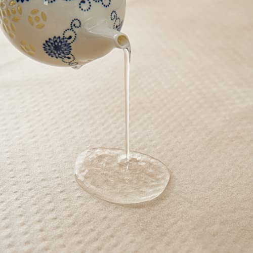 Vctops Waterproof Non Slip Sofa Couch Cover Luxury Faux Pu Leather Sectional Couch Covers Solid Color Furniture Protector Slipcover For Dogs, Children, Pets Sofa Slipcover (Khaki,28"X28") #TOP5