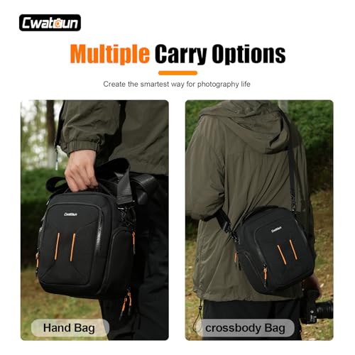 Cwatcun Compact Camera Sling Bag, Padded Crossbody Case for DSLR/Mirrorless by Cwatcun - Used condition - Image 8